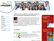 Tablet Screenshot of lj-rheinhessenpfalz.de